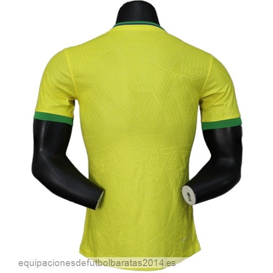 Nuevo Tailandia Especial Jugadores Camiseta Brasil 2023 Amarillo Baratas